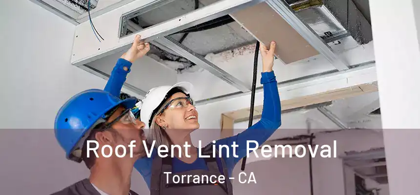 Roof Vent Lint Removal Torrance - CA